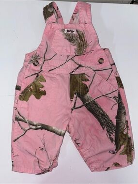 Lil Joey Realtree Pink Camo Overalls